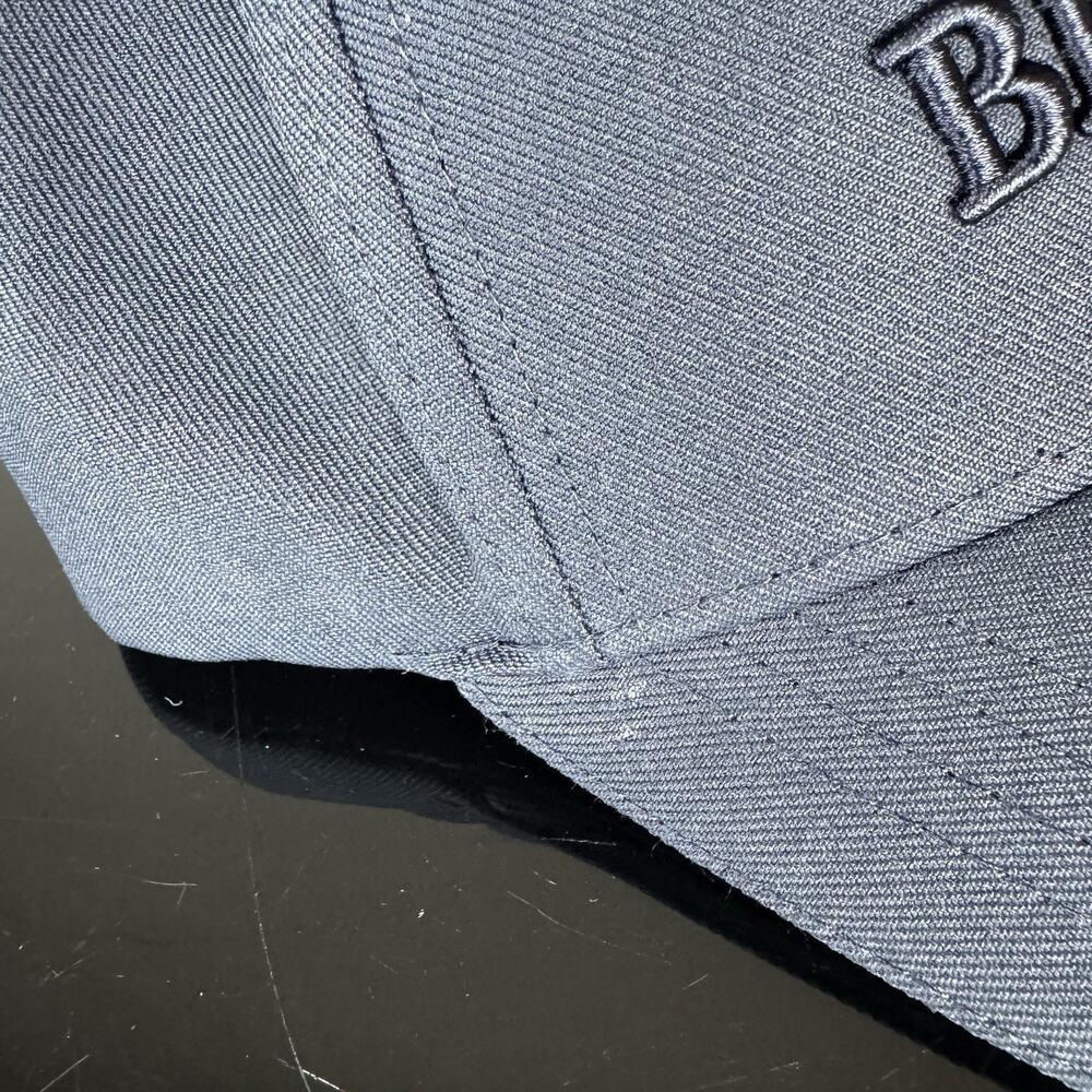 Breguet Hat Cap Dark Navy Blue Mens Strapback Embroidered Quiet Luxury - Picture 7 of 13